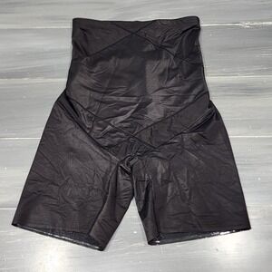 High-Waisted Black Shapewear Shorts